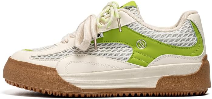 Мужские модные повседневные кроссовки с сеткой, дышащие, с круглым носком, низкие, на шнуровке, противоскользящие, подходят для ежедневной носки и прогулок Igzbibg, зеленый
Мужские модные повседневные кроссовки с сеткой, дышащие, с круглым носком, низкие, на шнуровке, противоскользящие, подходят для ежедневной носки и прогулок Igzbibg, зеленый