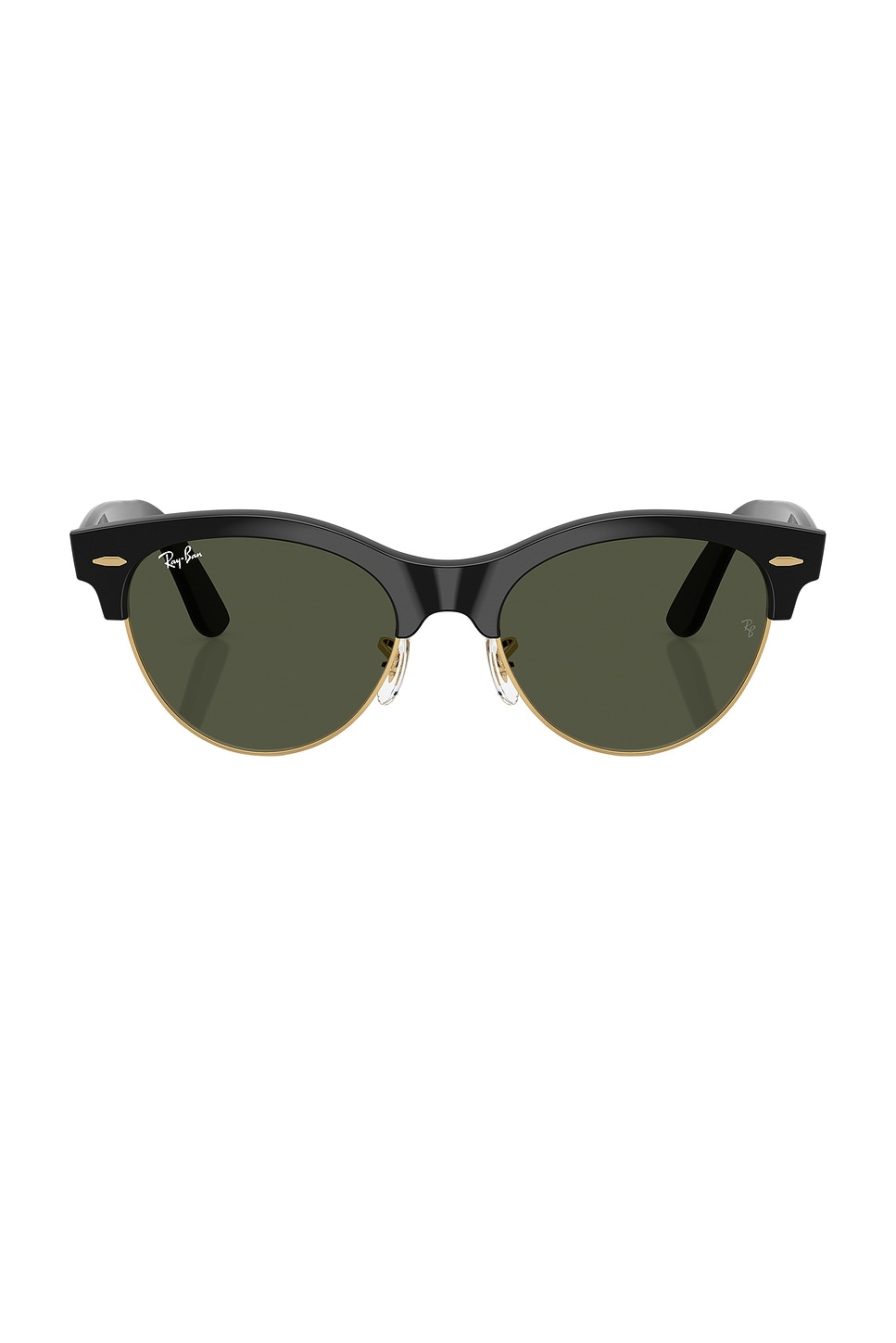 Солнцезащитные очки Clubmaster Ray-Ban, black & gold 
Солнцезащитные очки Clubmaster Ray-Ban, black & gold