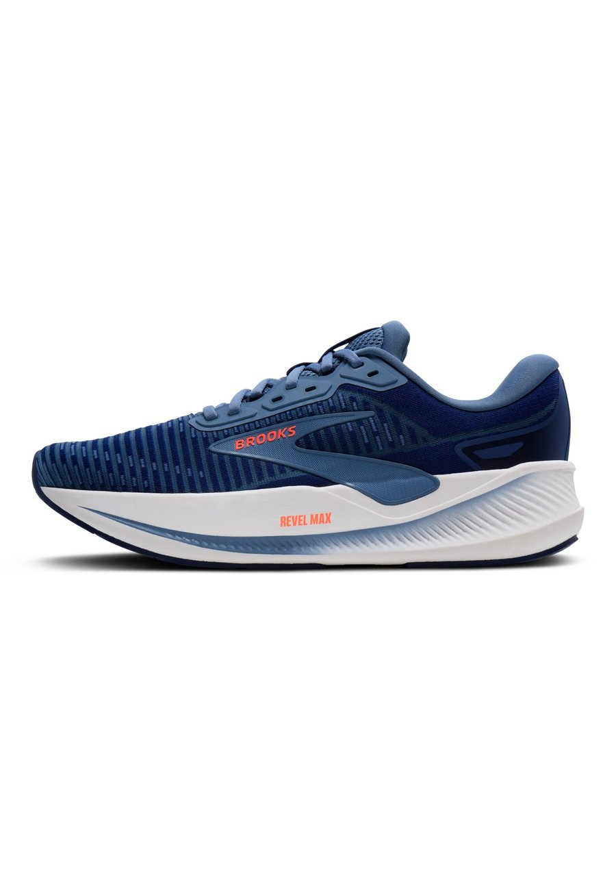 Кроссовки Brooks REVEL MAX, Beacon Blue/Moonlight Orange/Dark Blue
Кроссовки Brooks REVEL MAX, Beacon Blue/Moonlight Orange/Dark Blue