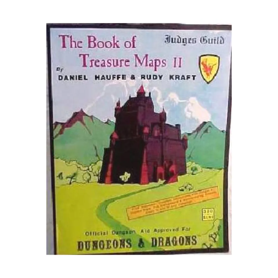 Book of Treasure Maps #2 (1st Printing), Dungeons & Dragons Fantasy Supplements - Maps (Judges Guild), мягкая обложка
Book of Treasure Maps #2 (1st Printing), Dungeons & Dragons Fantasy Supplements - Maps (Judges Guild), мягкая обложка