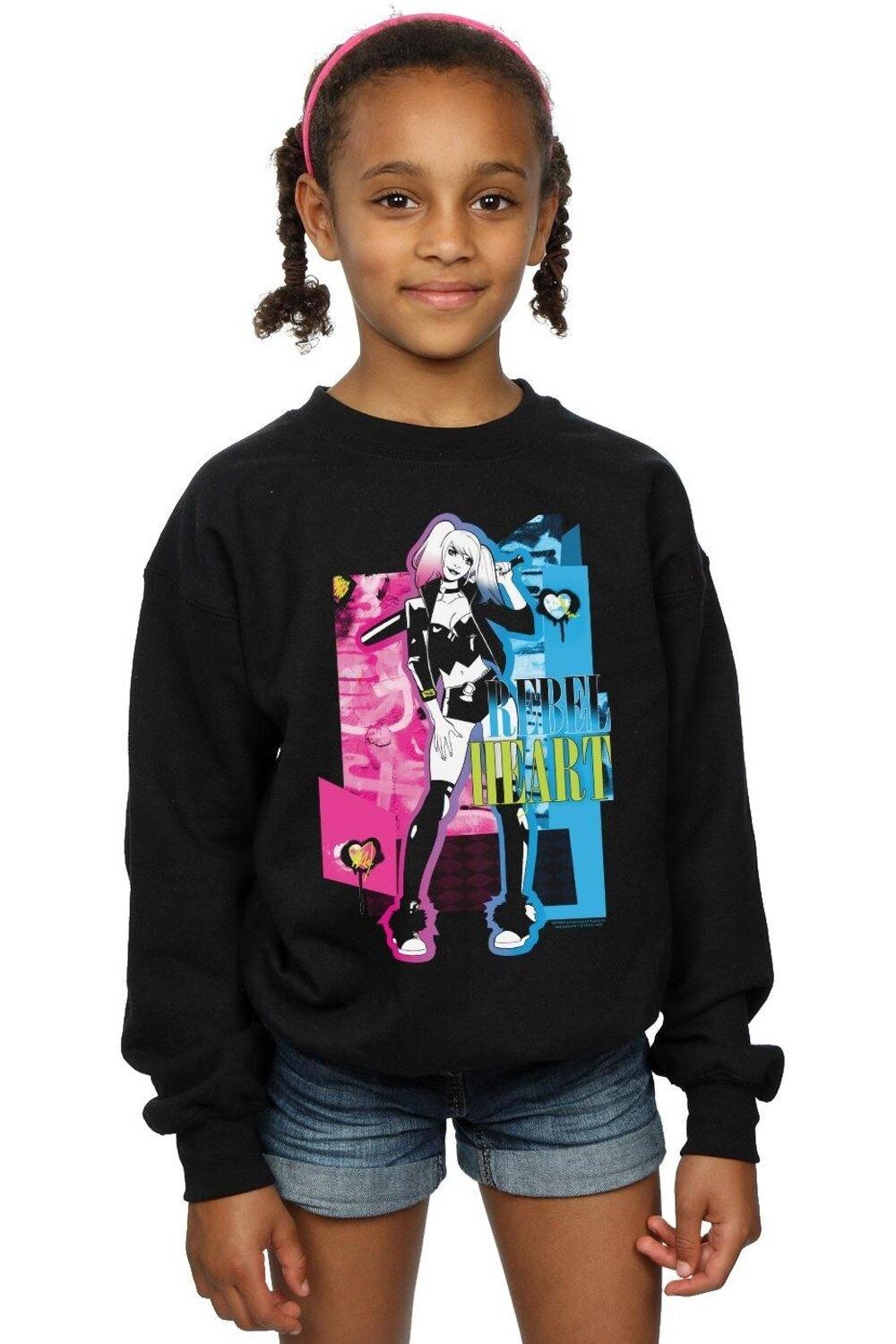 Толстовка Harley Quinn Rebel Heart DC Comics, черный
Толстовка Harley Quinn Rebel Heart DC Comics, черный