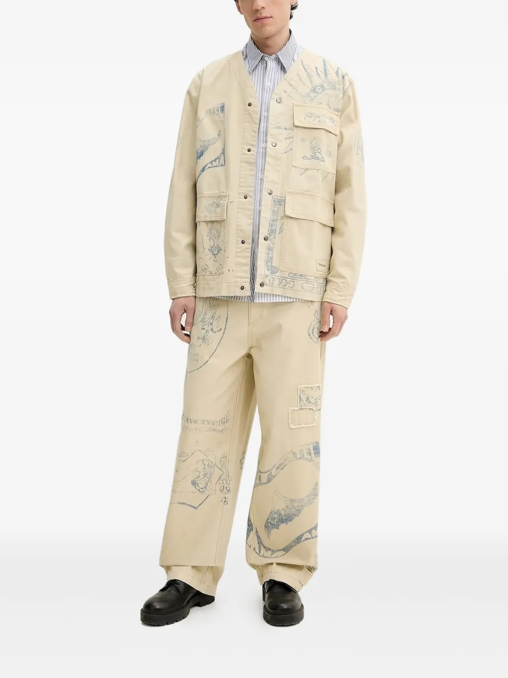 Джинсы с принтом Desigual, нейтральный
Джинсы с принтом Desigual, нейтральный