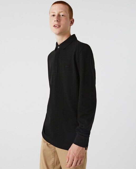 Обычная мужская рубашка-поло с длинными рукавами Lacoste, черный
Обычная мужская рубашка-поло с длинными рукавами Lacoste, черный