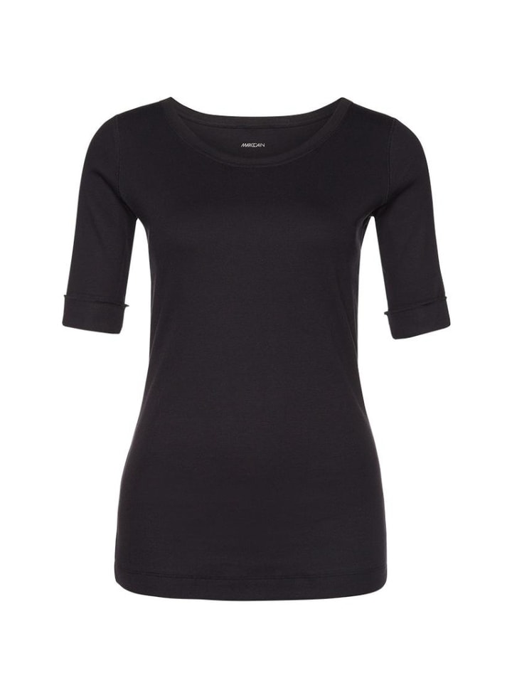 Рубашка с круглым вырезом и короткими рукавами синего цвета MARC CAIN
Рубашка с круглым вырезом и короткими рукавами синего цвета MARC CAIN