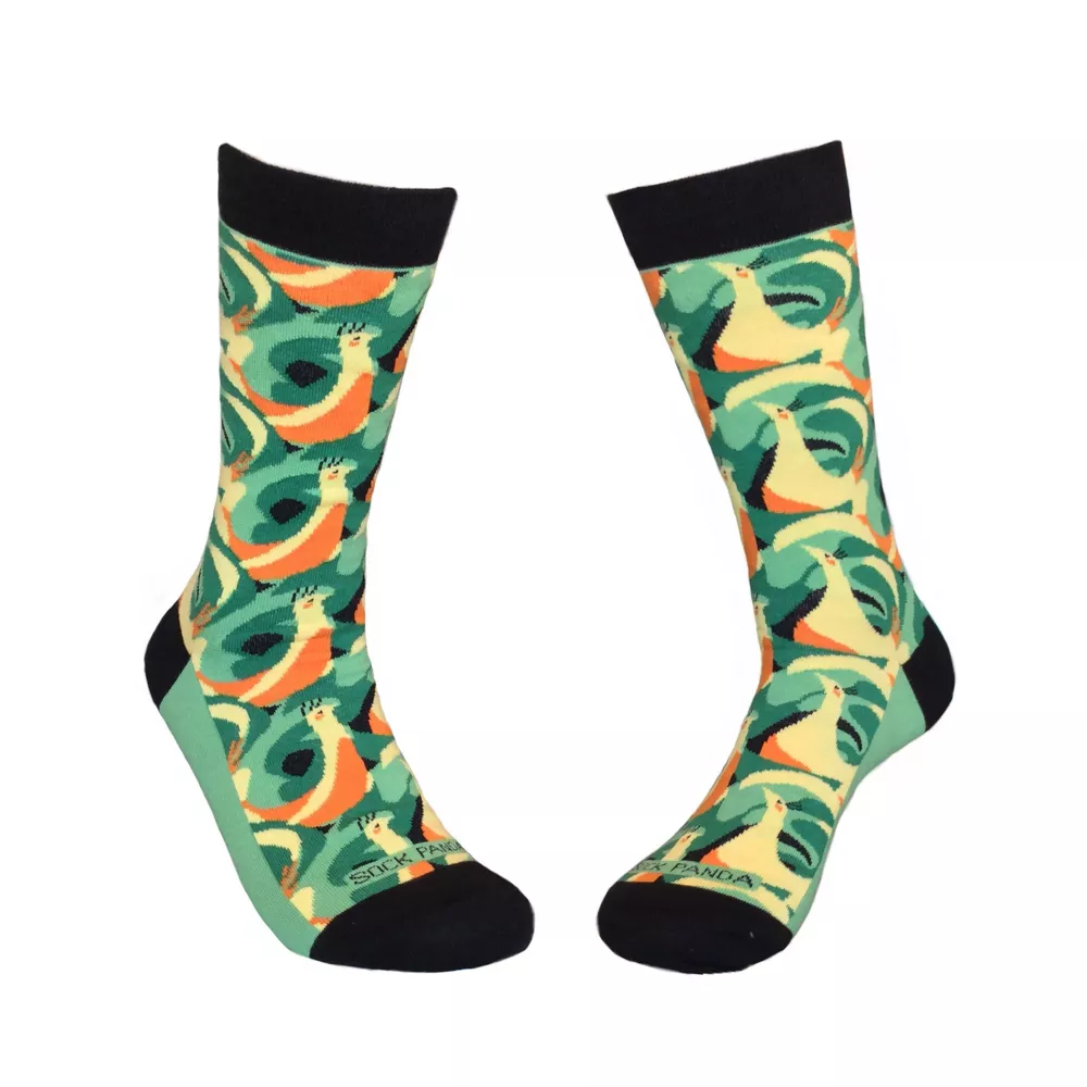 Изящные носки с узором «Павлин» от Sock Panda (женские размеры для взрослых, средние)
Изящные носки с узором «Павлин» от Sock Panda (женские размеры для взрослых, средние)