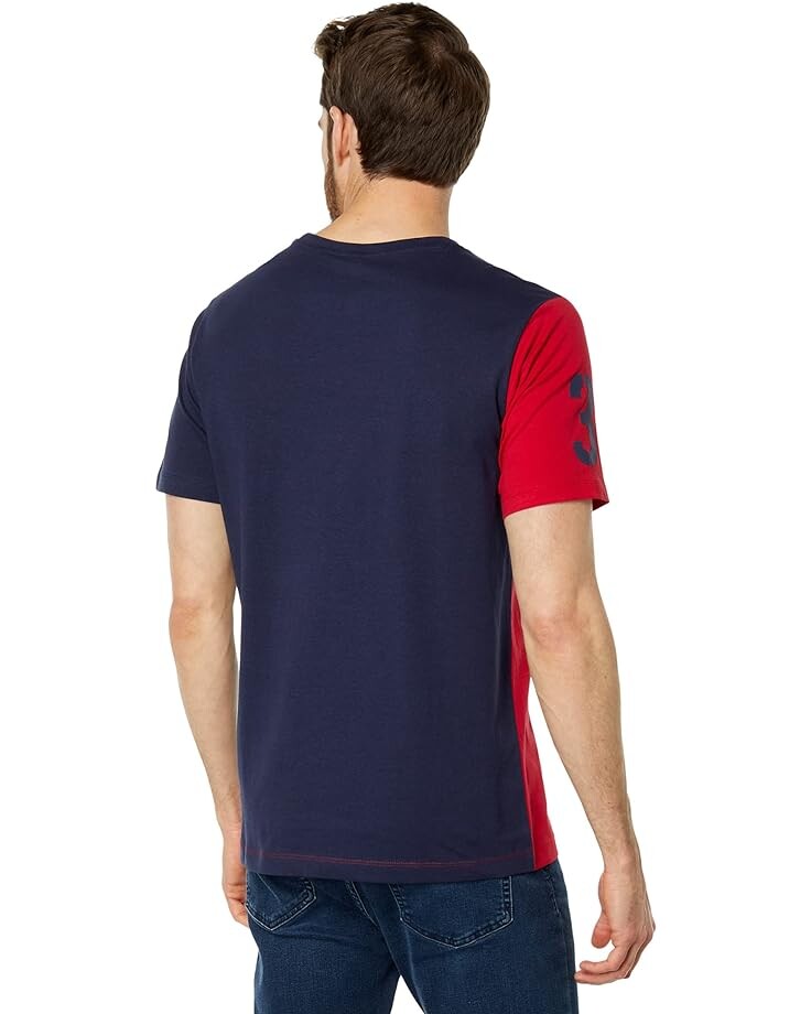 Футболка U.S. POLO ASSN. Short Sleeve Diagonal Color-Block Jersey Tee, цвет Classic Navy
Футболка U.S. POLO ASSN. Short Sleeve Diagonal Color-Block Jersey Tee, цвет Classic Navy