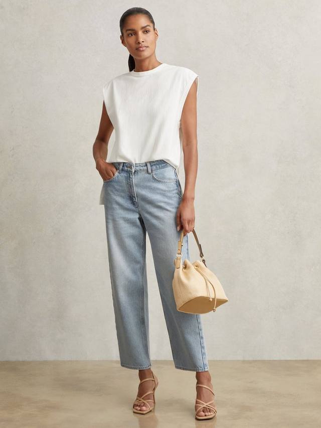 Прямые укороченные джинсы Selin с заниженной талией Reiss, Pale Blue
Прямые укороченные джинсы Selin с заниженной талией Reiss, Pale Blue