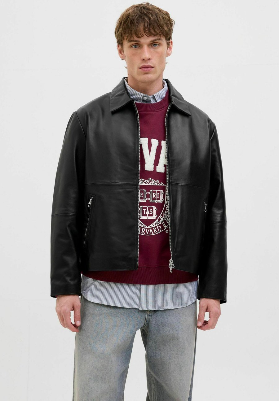 Куртка Jack & Jones Leather jacket, Black
Куртка Jack & Jones Leather jacket, Black