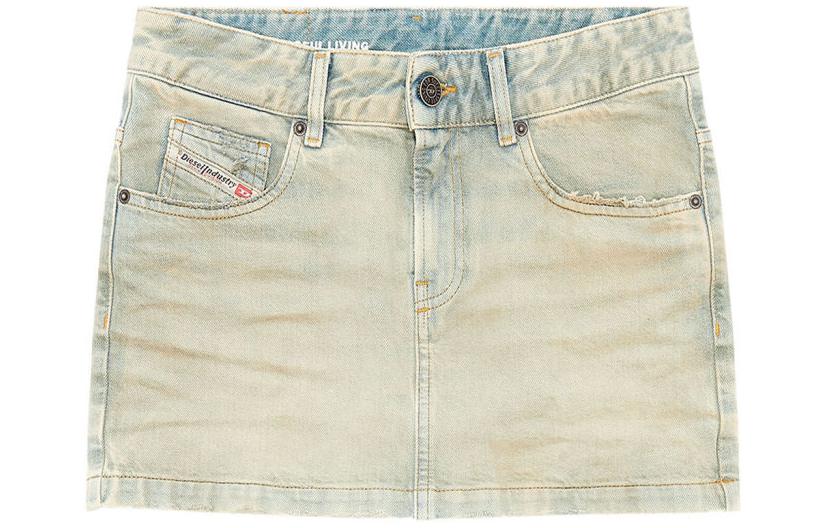 Джинсовая мини-юбка De Ron с лого-патчем DIESEL, светло-голубой
Джинсовая мини-юбка De Ron с лого-патчем DIESEL, светло-голубой