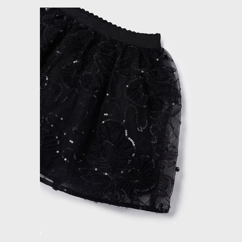 Черная юбка из фатина с аппликацией MAYORAL, черный
Черная юбка из фатина с аппликацией MAYORAL, черный