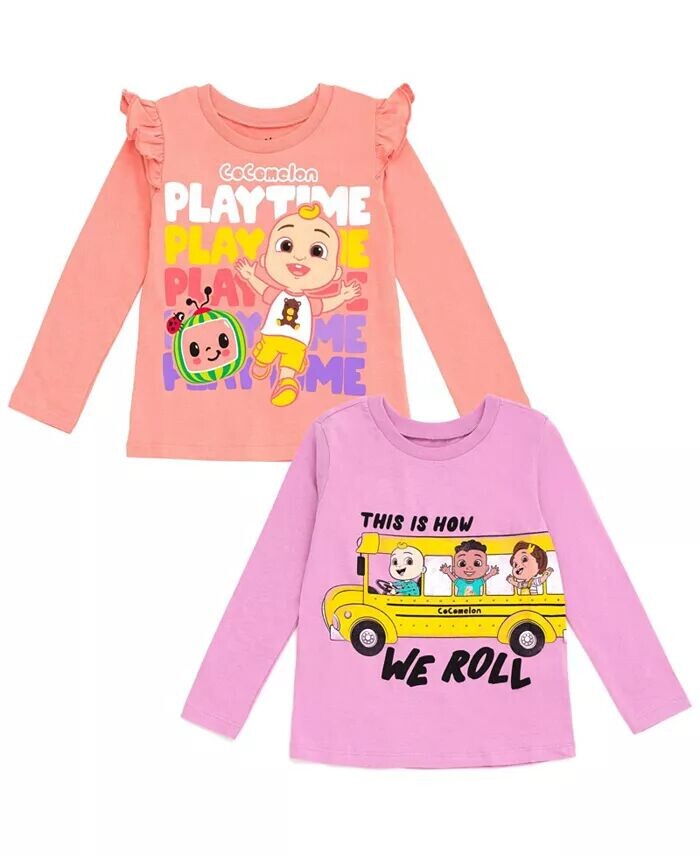 Комплект из 2 футболок для маленьких девочек JJ Cody Nina Cocomelon, мультиколор
Комплект из 2 футболок для маленьких девочек JJ Cody Nina Cocomelon, мультиколор