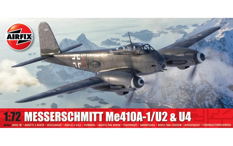 Airfix, Модельный комплект Messerschmitt Me410A 1/U2 U4 1/72
Airfix, Модельный комплект Messerschmitt Me410A 1/U2 U4 1/72