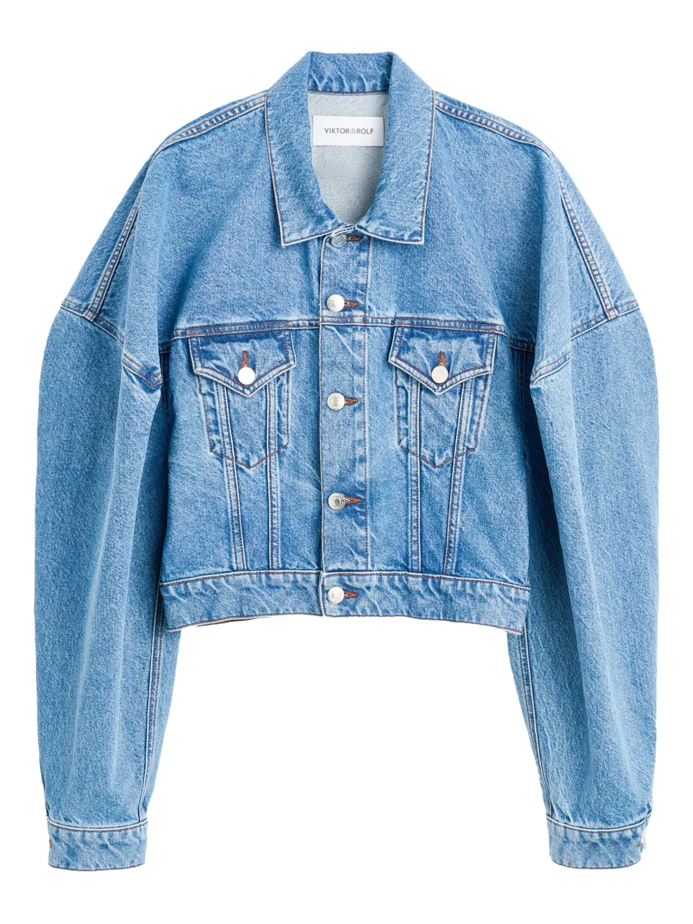 Укороченная джинсовая куртка Viktor & Rolf, синий
Укороченная джинсовая куртка Viktor & Rolf, синий