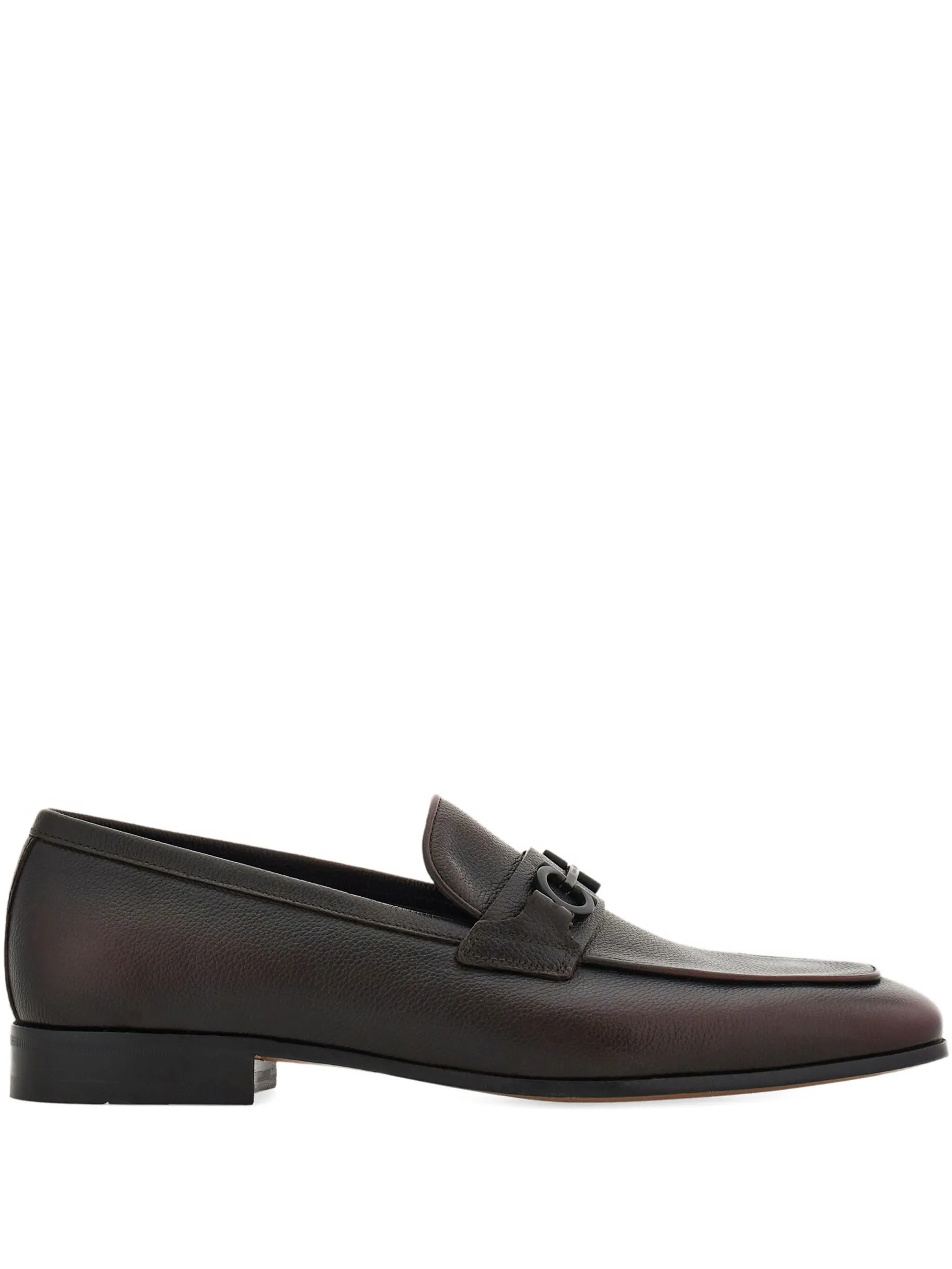 Лоферы с декором Gancini Ferragamo, коричневый
Лоферы с декором Gancini Ferragamo, коричневый