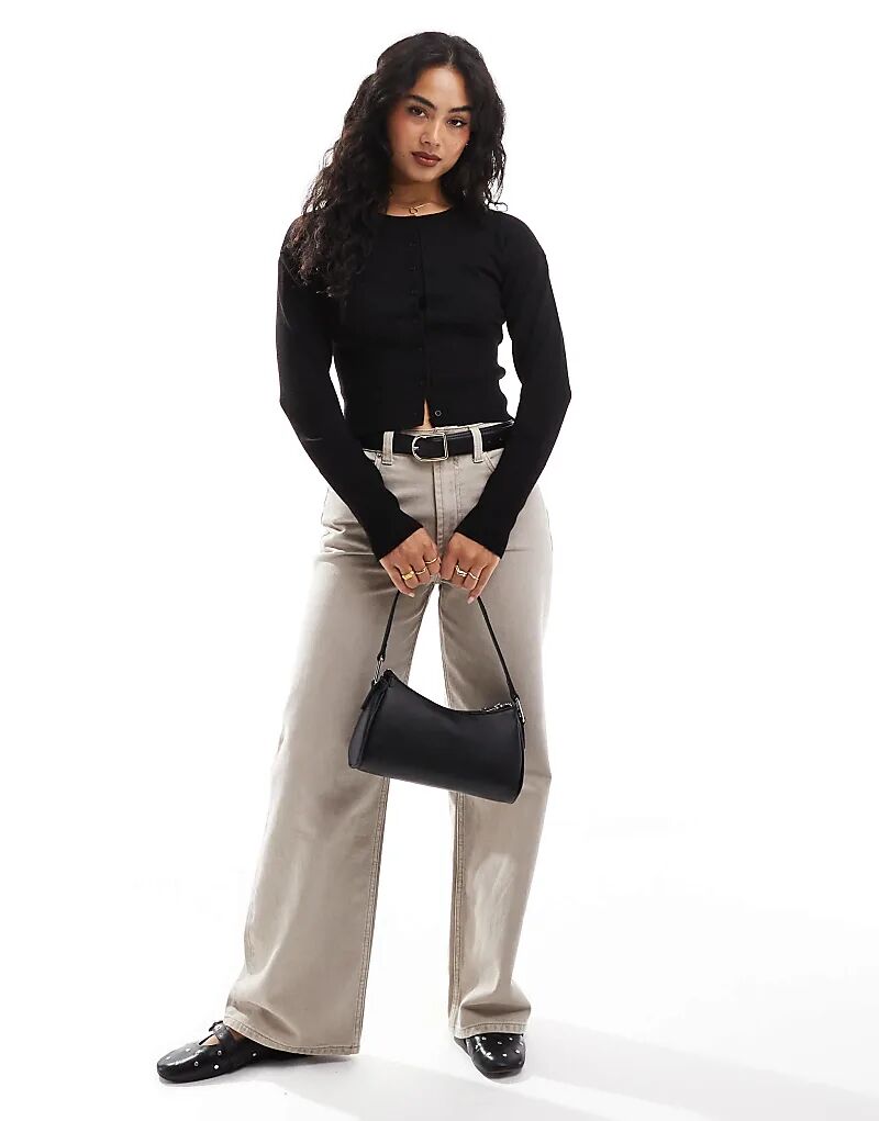 Кардиган Cotton On everfine с круглым вырезом черного цвета Cotton:On
Кардиган Cotton On everfine с круглым вырезом черного цвета Cotton:On