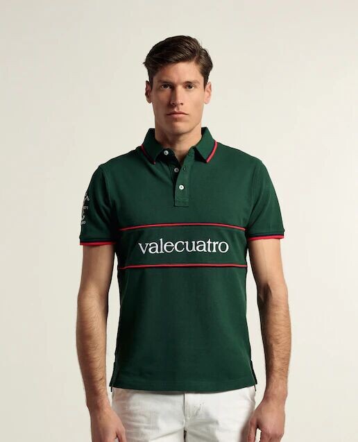 Мужская рубашка-поло из пике cost classic с коротким рукавом Valecuatro, зеленый
Мужская рубашка-поло из пике cost classic с коротким рукавом Valecuatro, зеленый