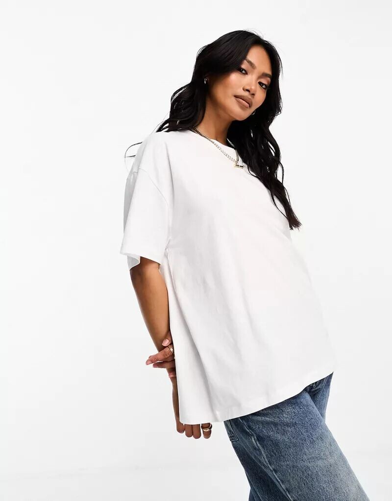 Белая футболка оверсайз ASOS
Белая футболка оверсайз ASOS