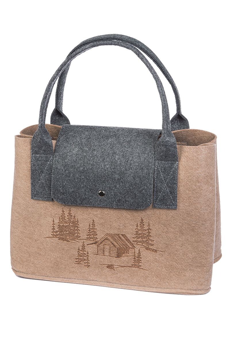 Сумка шоппер GMD Living Filztasche Waldhütte mit schöner Lasergravur, светло-коричневый
Сумка шоппер GMD Living Filztasche Waldhütte mit schöner Lasergravur, светло-коричневый