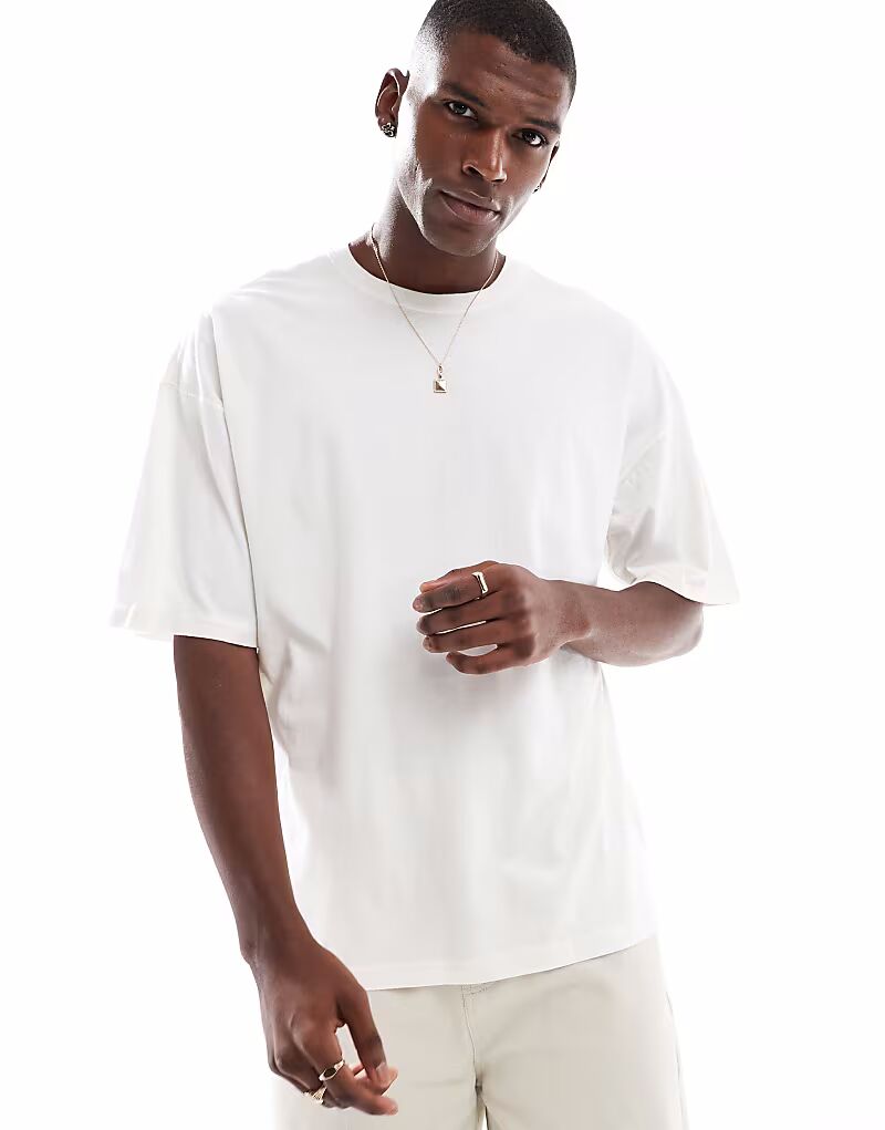 Мешковатая футболка Hollister с коротким рукавом белого цвета
Мешковатая футболка Hollister с коротким рукавом белого цвета