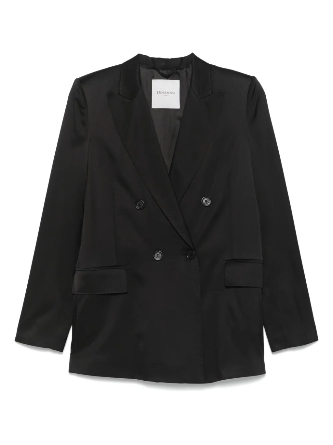 Двубортный блейзер ERMANNO FIRENZE, черный
Двубортный блейзер ERMANNO FIRENZE, черный