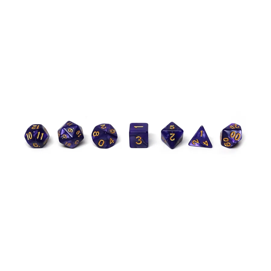Темно-фиолетовый гранит с золотом (7), Dice - 7 Piece Poly Sets - Fossil/Granite (Easy Roller Dice)
Темно-фиолетовый гранит с золотом (7), Dice - 7 Piece Poly Sets - Fossil/Granite (Easy Roller Dice)
