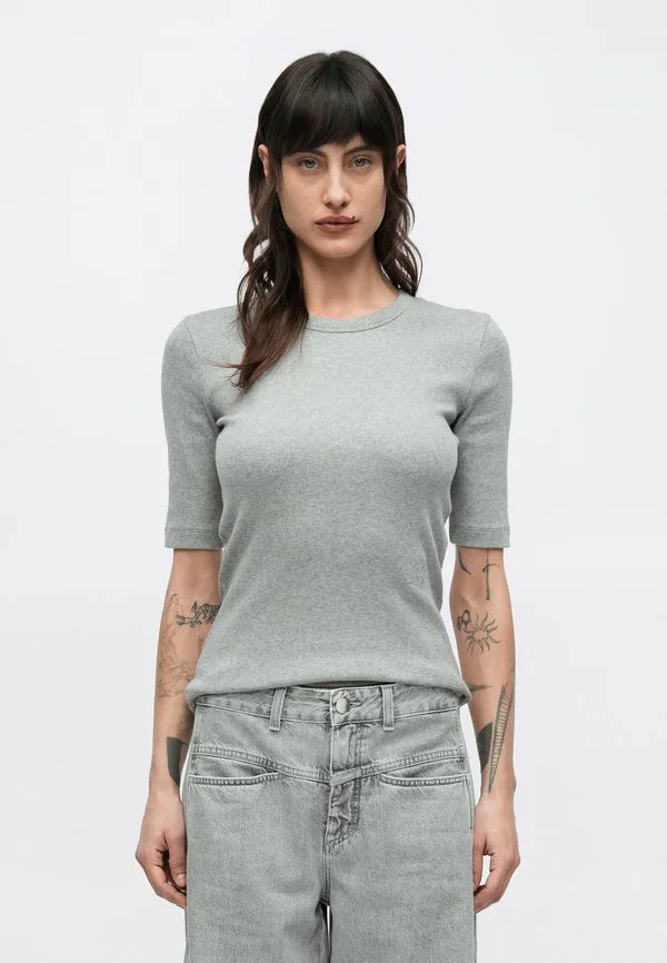 Базовая футболка с круглым вырезом и коротким рукавом Closed, Light Grey Melange, Серый, Базовая футболка с круглым вырезом и коротким рукавом Closed, Light Grey Melange
Базовая футболка с круглым вырезом и коротким рукавом Closed, Light Grey Melange, Серый, Базовая футболка с круглым вырезом и коротким рукавом Closed, Light Grey Melange