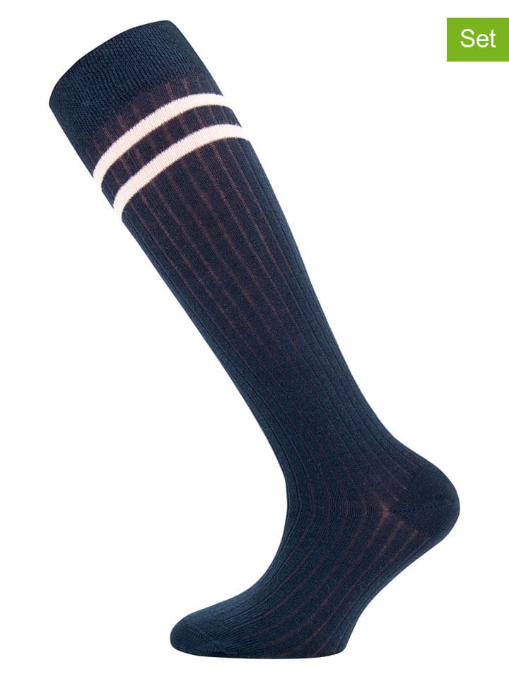 Ewers Комплект из 2 пар: высокие носки до колена темно-синего цвета
Ewers Комплект из 2 пар: высокие носки до колена темно-синего цвета