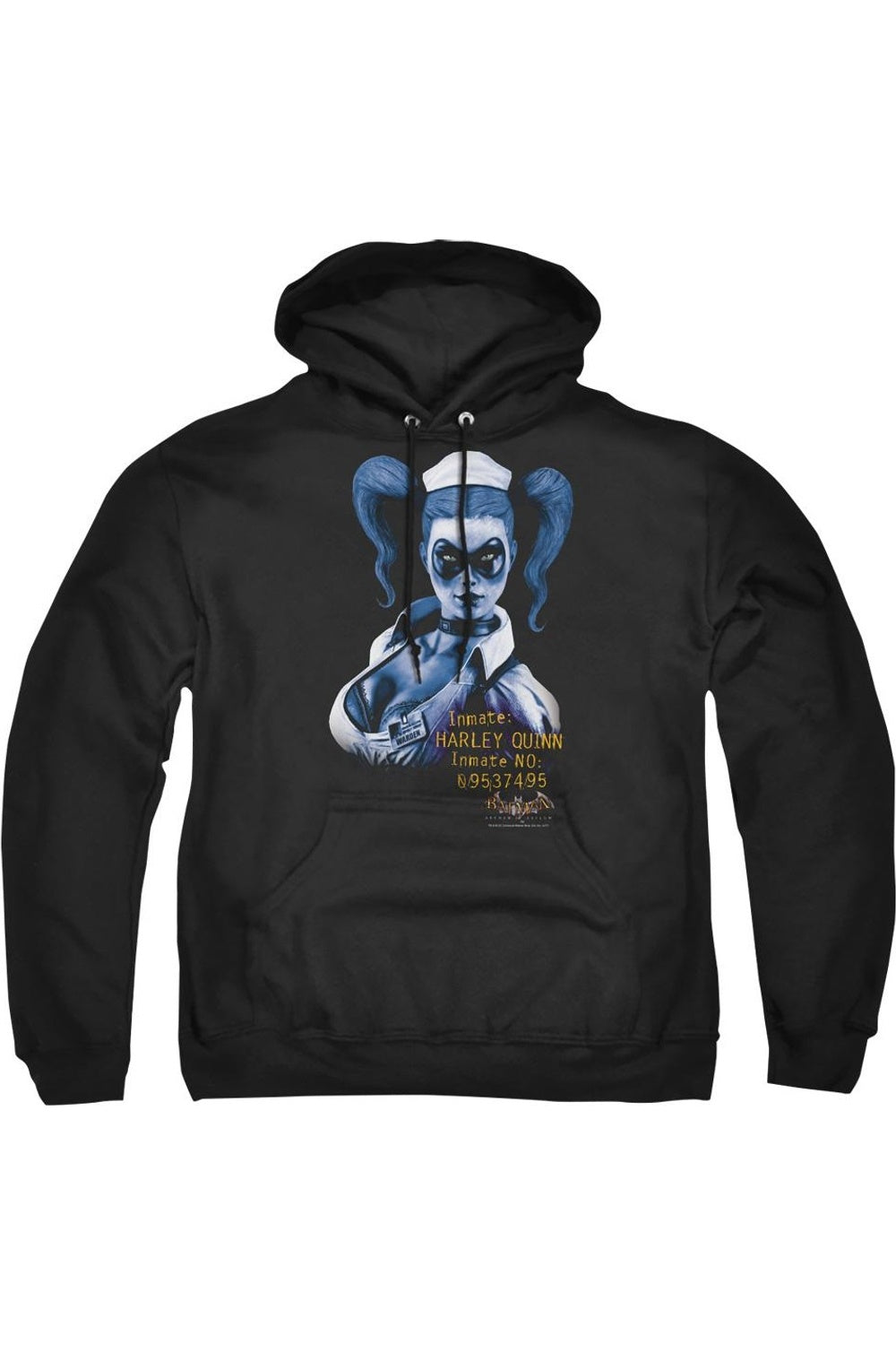 Толстовка с капюшоном Batman Arkham Asylum Arkham Harley Quinn для взрослых Gildan, черный
Толстовка с капюшоном Batman Arkham Asylum Arkham Harley Quinn для взрослых Gildan, черный