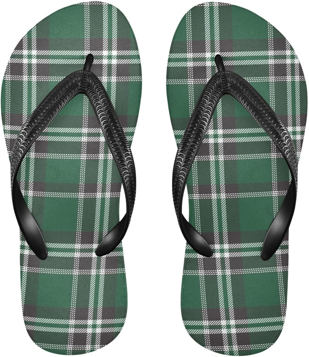 Мужские и женские шлепанцы с зеленым тартановым узором, пляжные, резиновые, с противоскользящей подошвой, летние тапочки для душа и прогулок Sinestour
Мужские и женские шлепанцы с зеленым тартановым узором, пляжные, резиновые, с противоскользящей подошвой, летние тапочки для душа и прогулок Sinestour