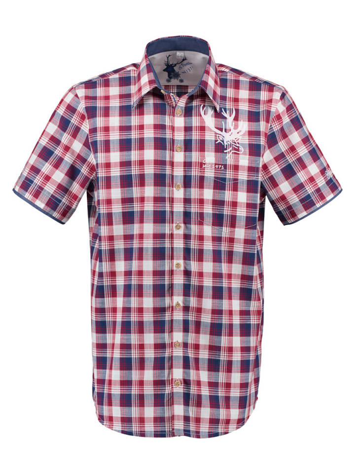 Традиционная рубашка Ротул средне-красного цвета OS-Trachten
Традиционная рубашка Ротул средне-красного цвета OS-Trachten