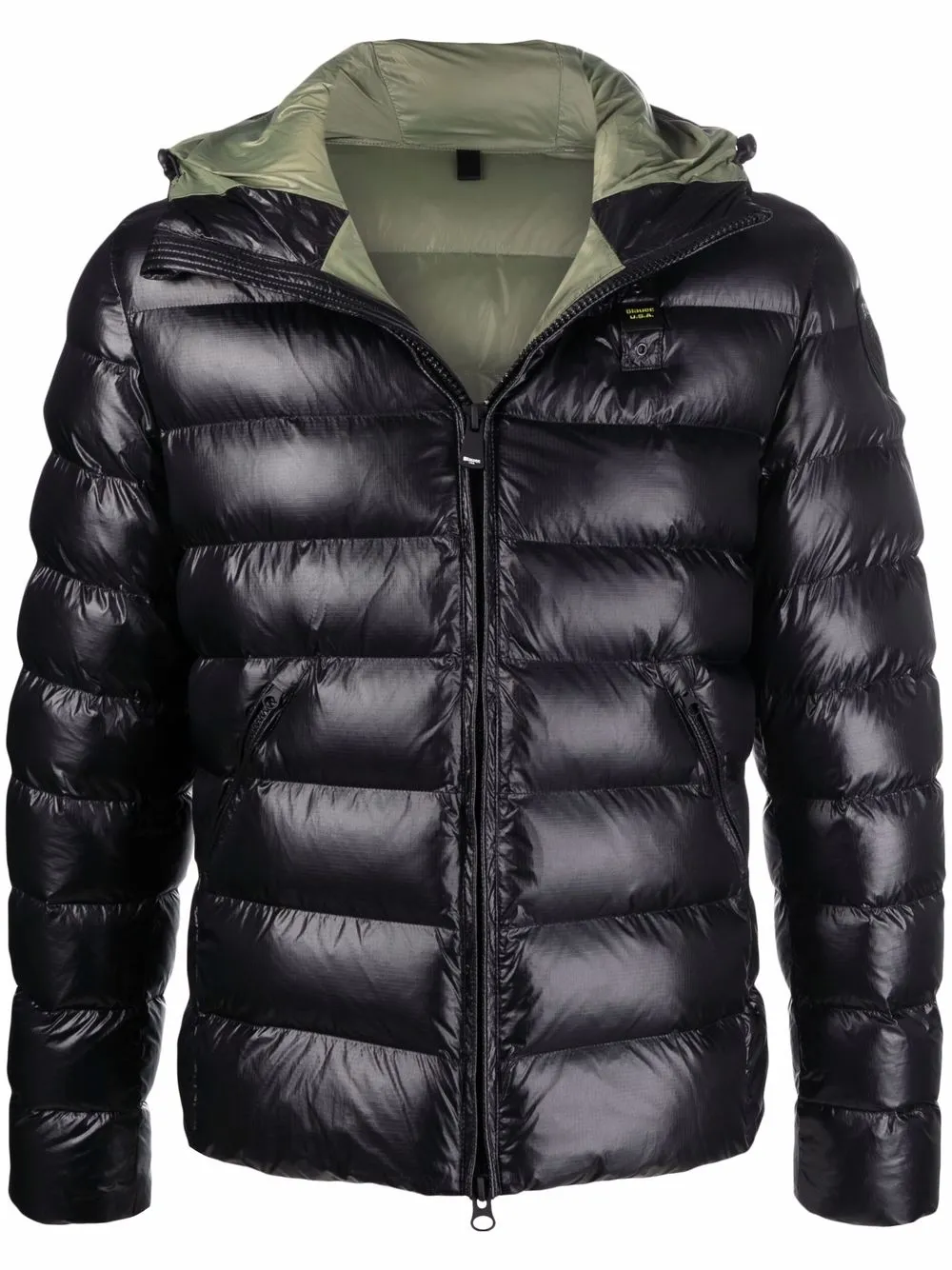 Пуховик на молнии с капюшоном Blauer, черный
Пуховик на молнии с капюшоном Blauer, черный