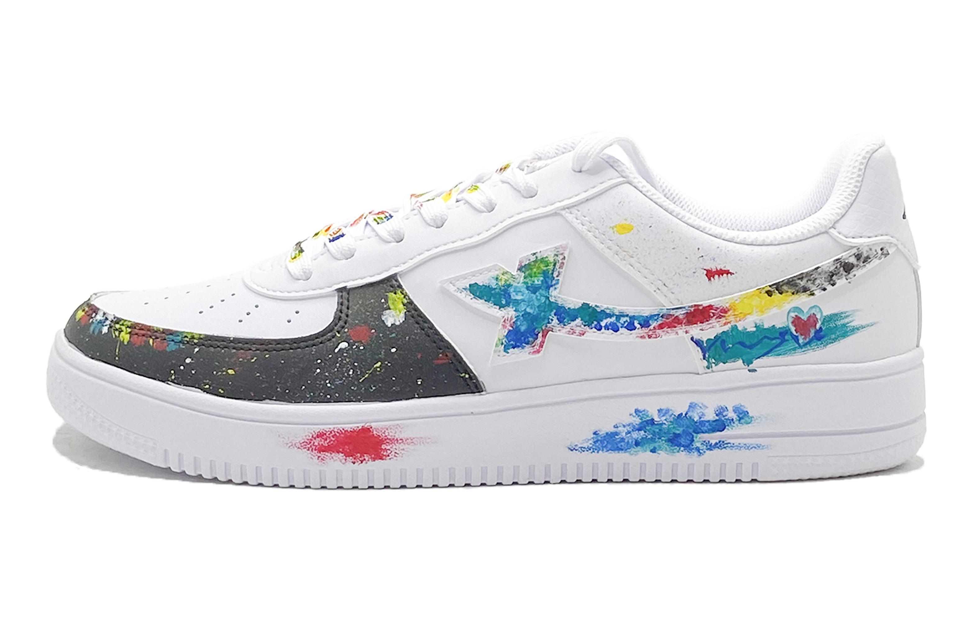 XTEP Кроссовки Air Force One с низким верхом для скейтборда, противоскользящие, износостойкие, мужские, черно-белые
XTEP Кроссовки Air Force One с низким верхом для скейтборда, противоскользящие, износостойкие, мужские, черно-белые