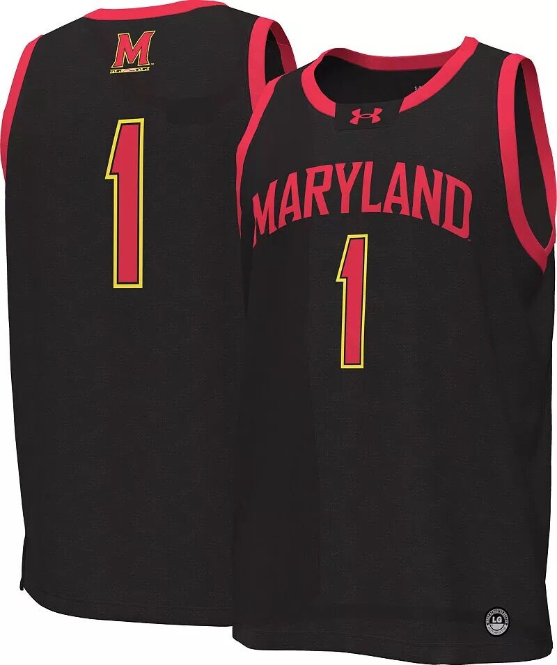 Мужская баскетбольная майка Under Armour Maryland Terrapins #1, черная реплика
Мужская баскетбольная майка Under Armour Maryland Terrapins #1, черная реплика