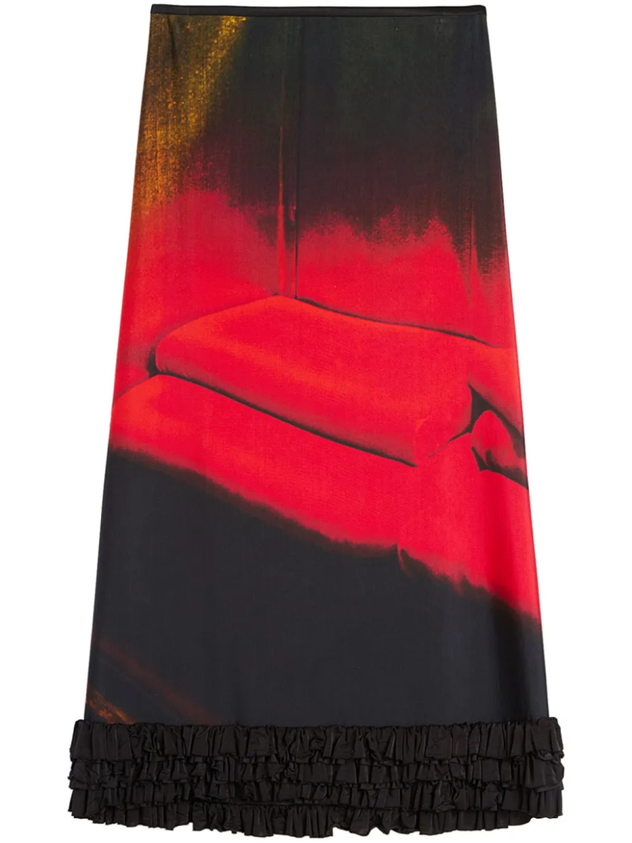 Юбка миди с принтом Jil Sander, черный
Юбка миди с принтом Jil Sander, черный