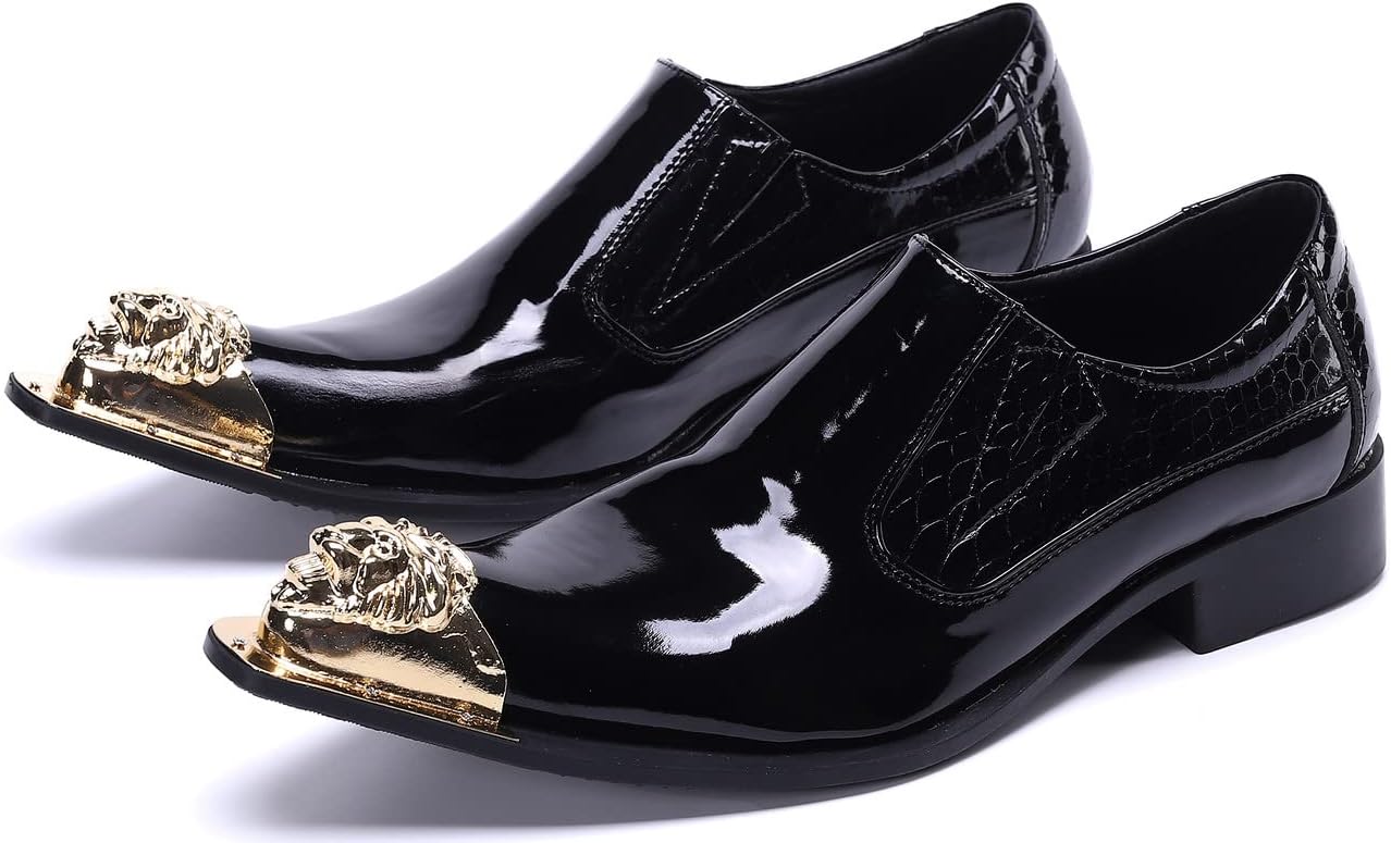 Мужские классические туфли Santimon, с отделкой под полированную кожу, на подкладке из натуральной кожи, слипоны, смокингового стиля, однотонные, с золотым декором в виде головы льва, повседневные удобные лоферы
Мужские классические туфли Santimon, с отделкой под полированную кожу, на подкладке из натуральной кожи, слипоны, смокингового стиля, однотонные, с золотым декором в виде головы льва, повседневные удобные лоферы