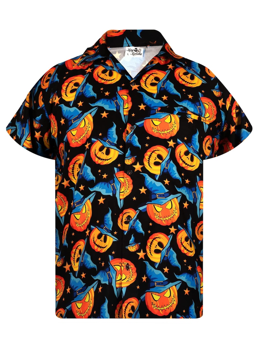 Рубашка King Kameha Helloween Pumpkin Hat, синий
Рубашка King Kameha Helloween Pumpkin Hat, синий