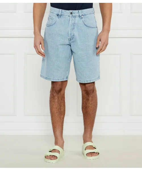 Джинсовые шорты Regular fit Emporio Armani, синий 
Джинсовые шорты Regular fit Emporio Armani, синий