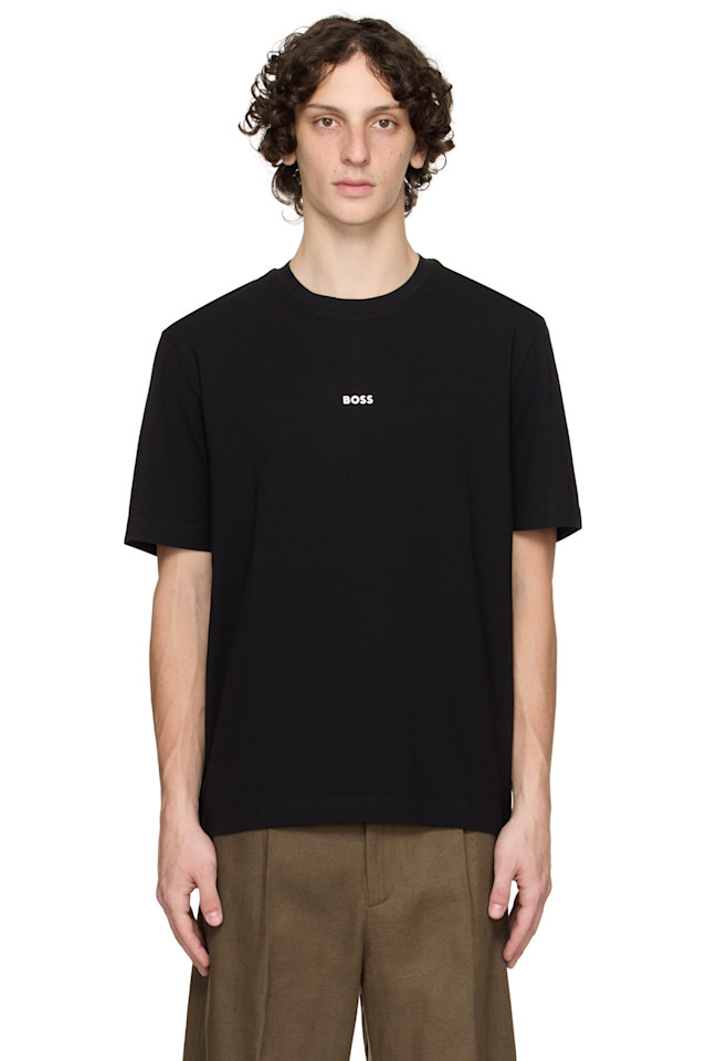Футболка с принтом логотипа свободного кроя Boss, черный
Футболка с принтом логотипа свободного кроя Boss, черный