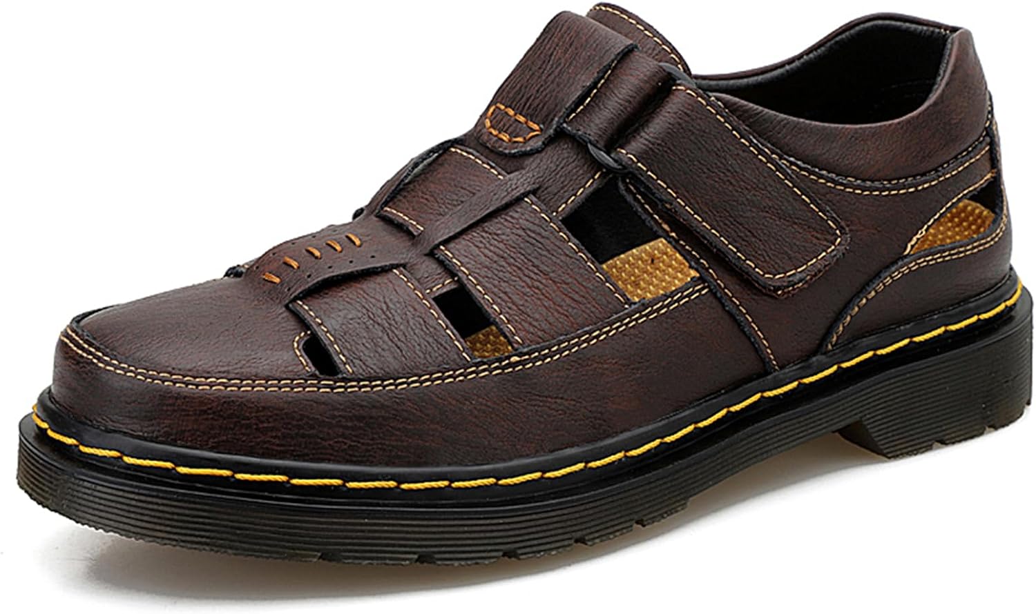 Мужские повседневные сандалии на лето, дышащая синтетическая кожа, для прогулок, офисные оксфорды, модные деловые туфли Abborora, коричневый
Мужские повседневные сандалии на лето, дышащая синтетическая кожа, для прогулок, офисные оксфорды, модные деловые туфли Abborora, коричневый