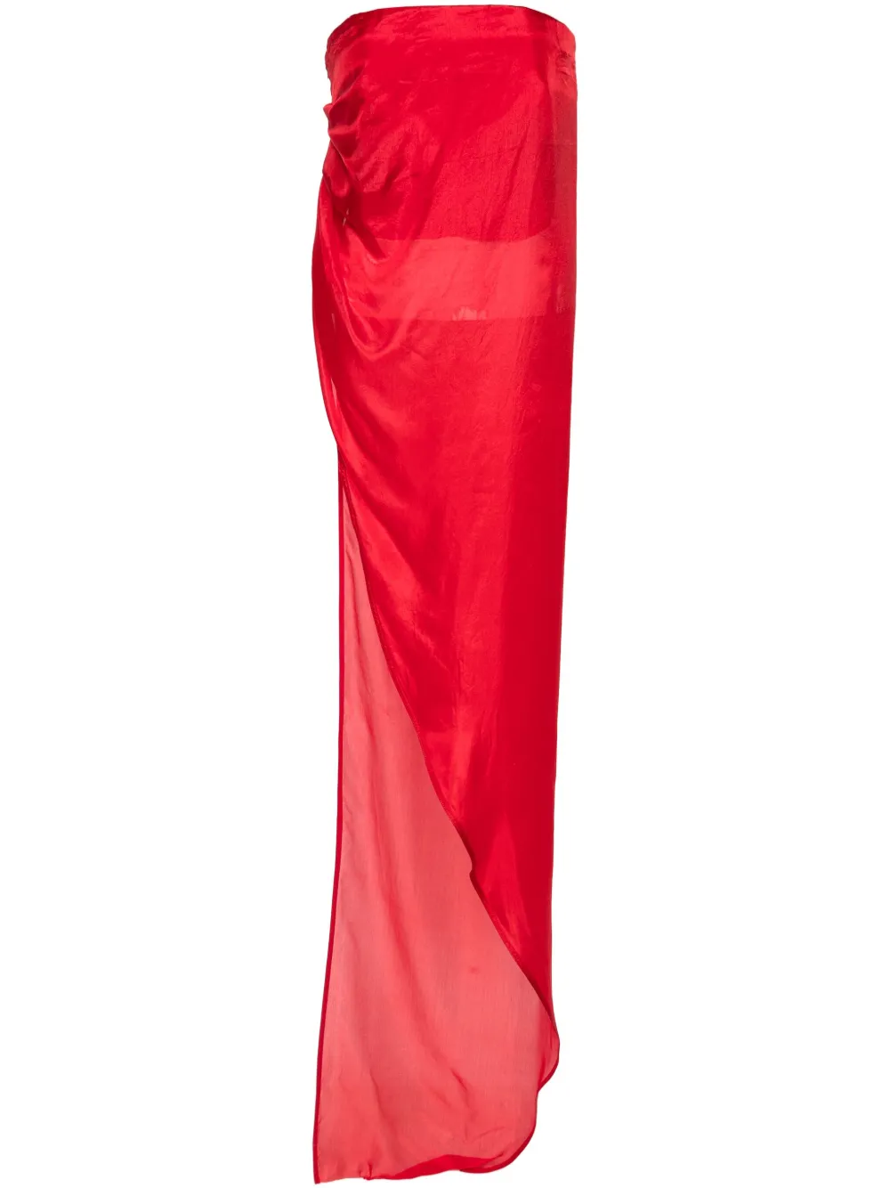 Длинный топ без бретелей Rick Owens, красный
Длинный топ без бретелей Rick Owens, красный