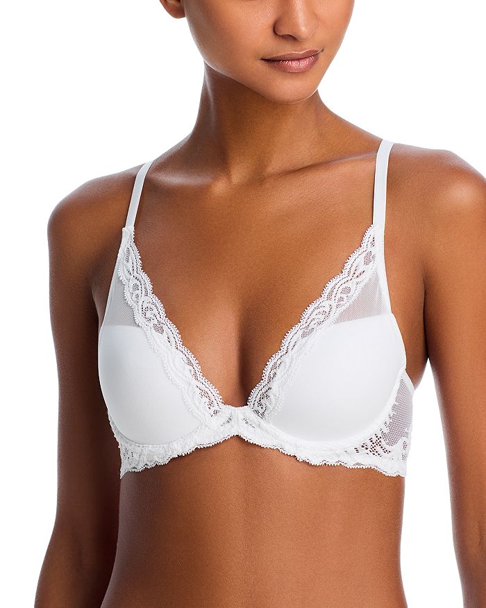 Бюстгальтер Feathers Contour с глубоким вырезом Natori, белый
Бюстгальтер Feathers Contour с глубоким вырезом Natori, белый