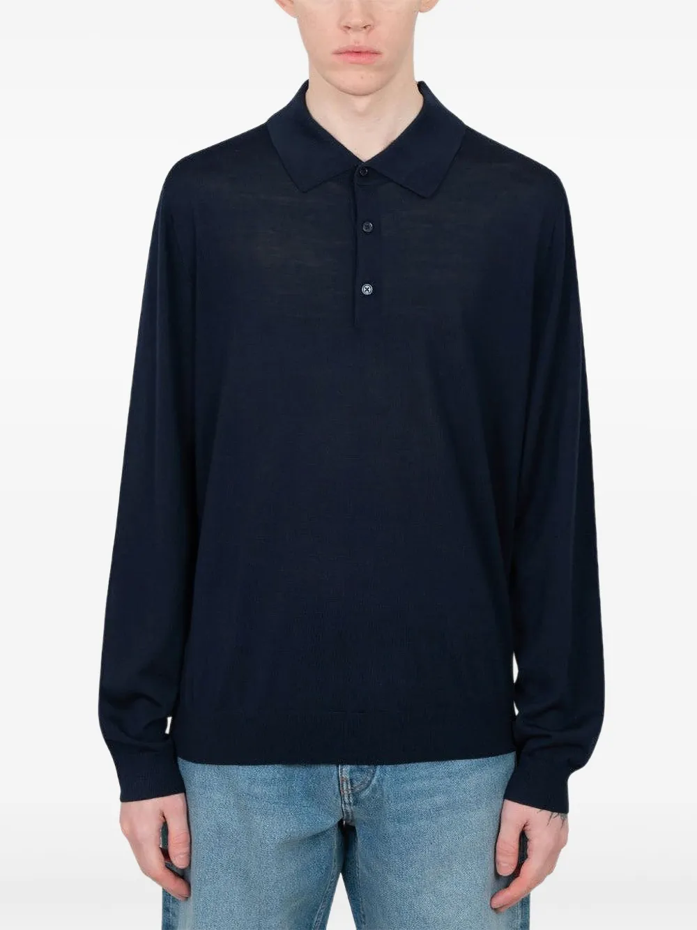 Рубашка поло с длинными рукавами Universal Works, синий
Рубашка поло с длинными рукавами Universal Works, синий