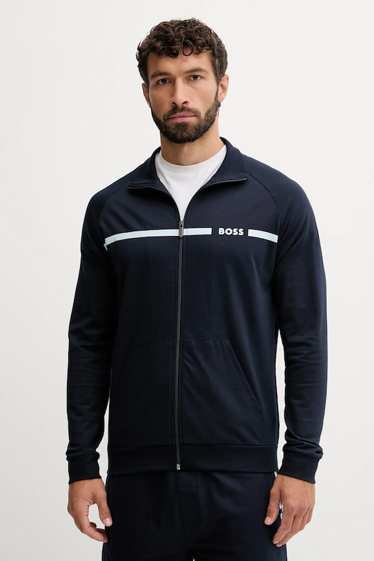 Хлопковая толстовка Boss, темно-синий
Хлопковая толстовка Boss, темно-синий