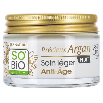 LÉA NATURE SO BiO étic Light Антивозрастной ночной уход с ценным аргановым маслом, разглаживающим и укрепляющим Био-аргановое масло с гиалуроновой кислотой 50 мл So'bio Étic
LÉA NATURE SO BiO étic Light Антивозрастной ночной уход с ценным аргановым маслом, разглаживающим и укрепляющим Био-аргановое масло с гиалуроновой кислотой 50 мл So'bio Étic