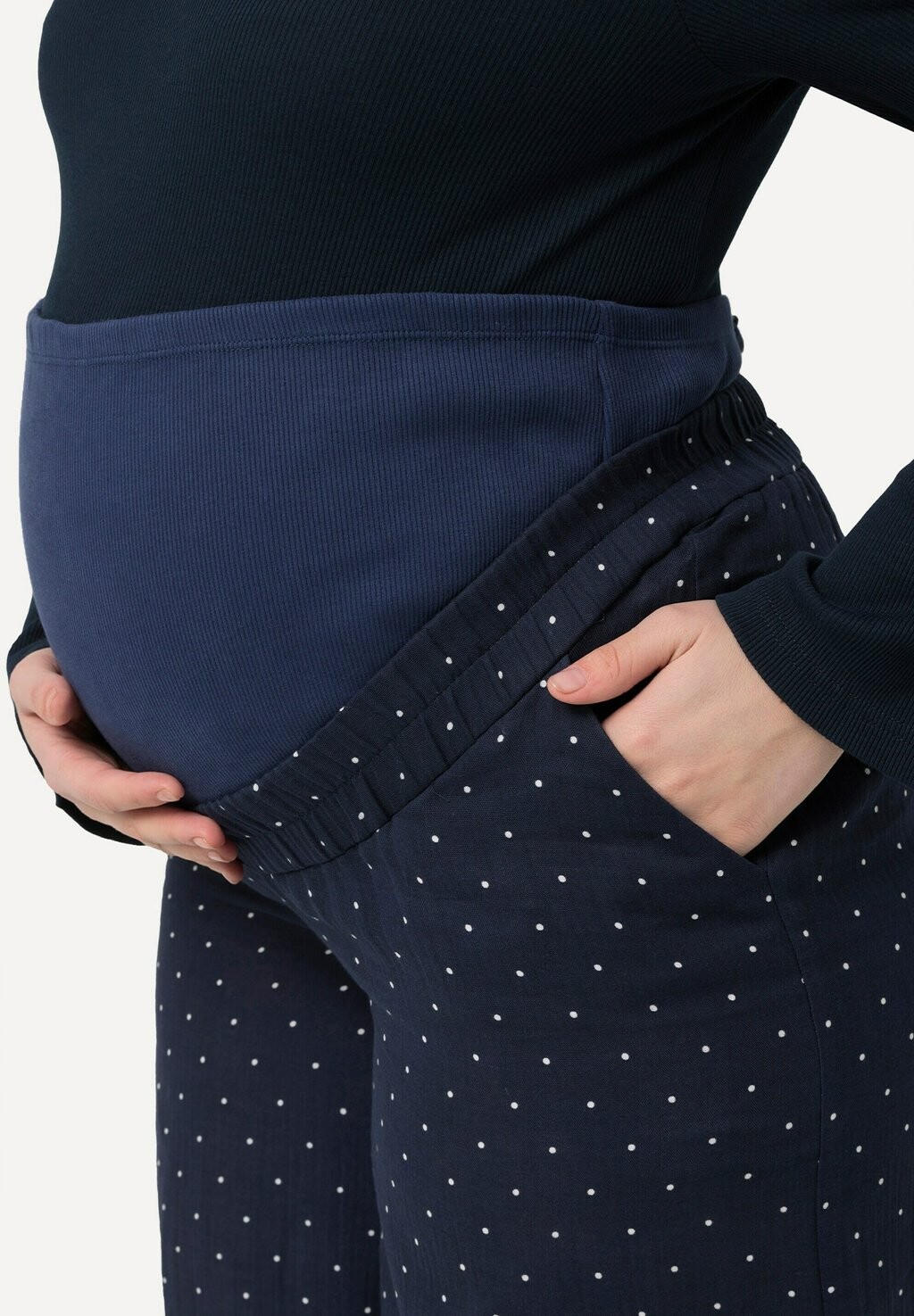 Тканевые брюки Ulla Popken, темно-синий
Тканевые брюки Ulla Popken, темно-синий