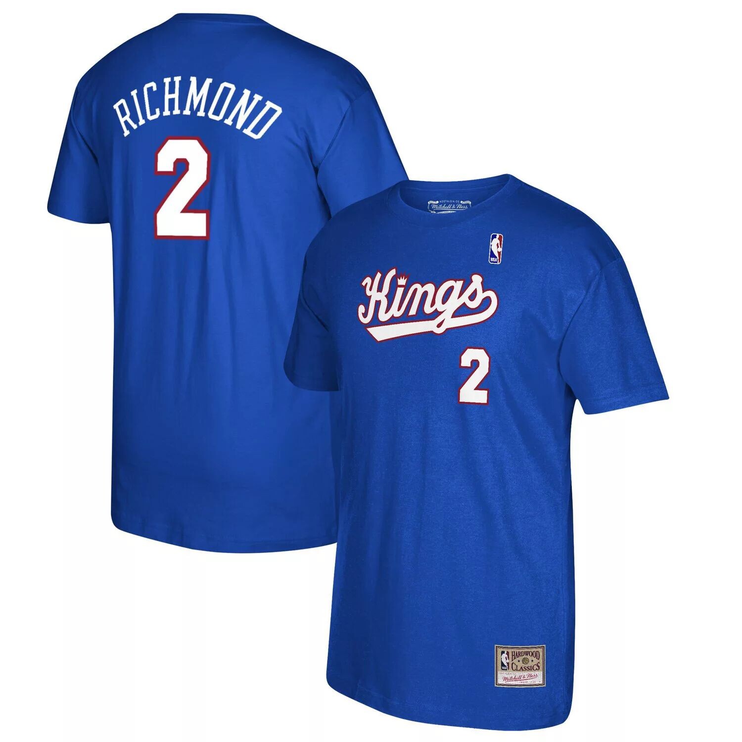 Мужская футболка Mitchell & Ness Mitch Richmond Royal Sacramento Kings в честь 35-летия лиственных пород с именем и номером
Мужская футболка Mitchell & Ness Mitch Richmond Royal Sacramento Kings в честь 35-летия лиственных пород с именем и номером