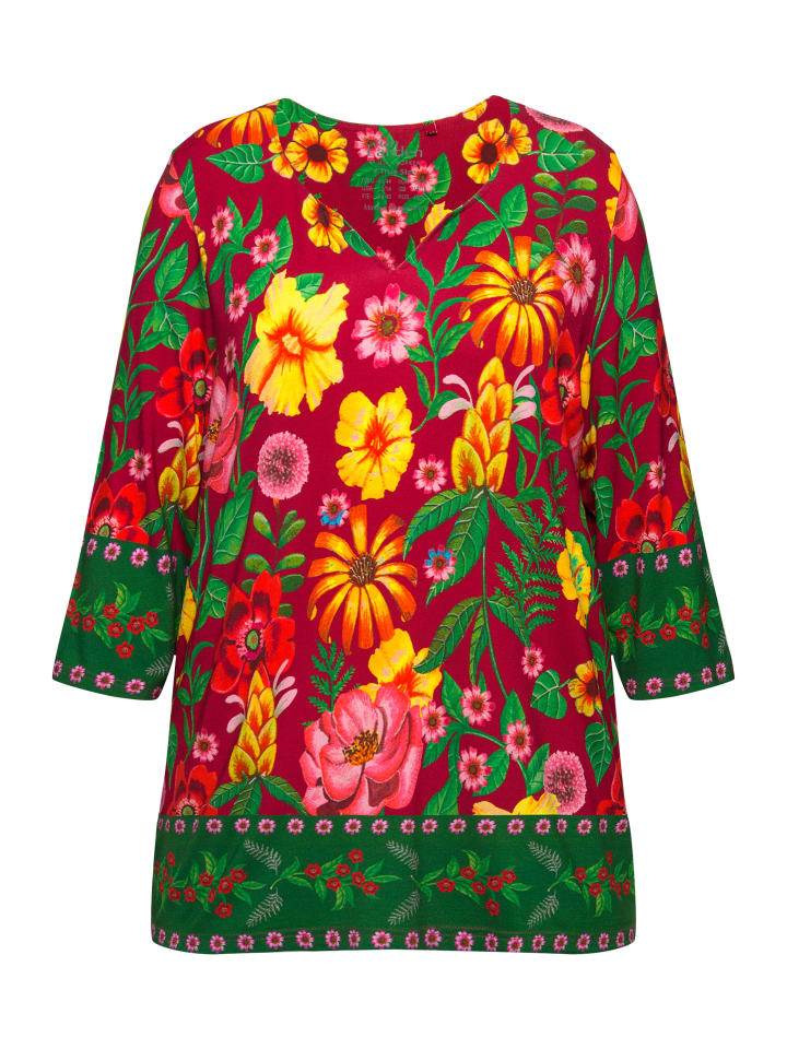 Футболка Ulla Popken, темно-красный 
Футболка Ulla Popken, темно-красный