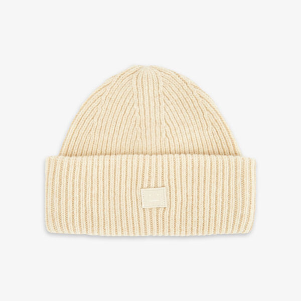 Шерстяная шапка-бини Pansy с нашивкой-логотипом Acne Studios, цвет oatmeal melange
Шерстяная шапка-бини Pansy с нашивкой-логотипом Acne Studios, цвет oatmeal melange