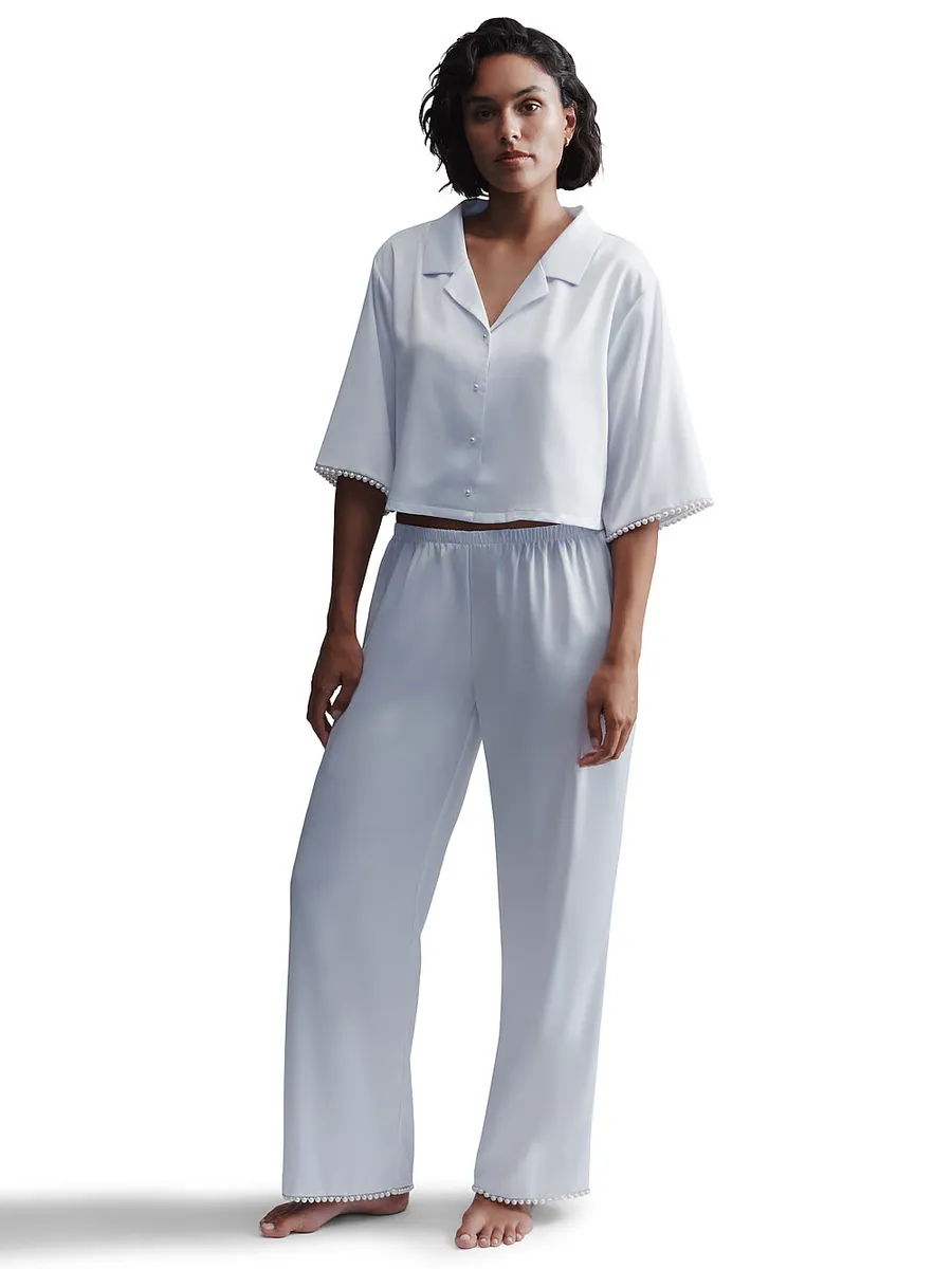 Роскошная атласная рубашка Pearl Bluebella, сиреневый
Роскошная атласная рубашка Pearl Bluebella, сиреневый