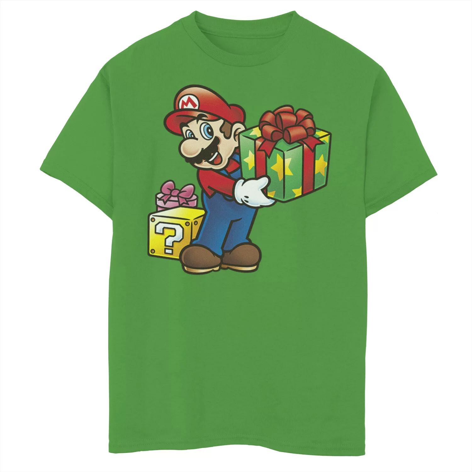 Футболка с рисунком рождественских подарков Nintendo Super Mario для мальчиков 8–20 лет Licensed Character
Футболка с рисунком рождественских подарков Nintendo Super Mario для мальчиков 8–20 лет Licensed Character